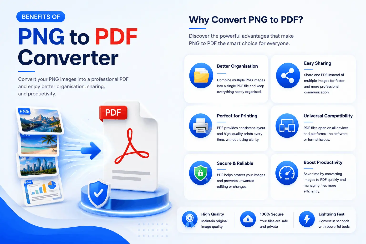 Benefits of using a PNG to PDF converter
